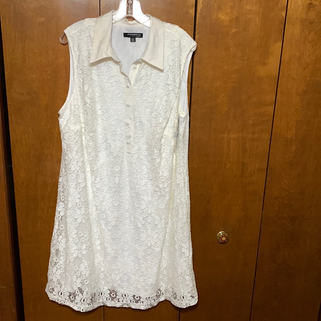 Sharagano- Ivory Womans Dress (20w)